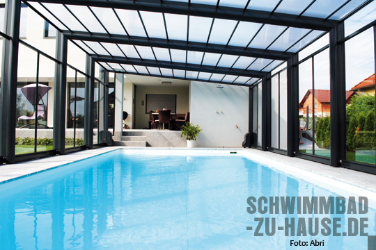 Raum-zum-(Ent)falten-Schwimmbad-Überdachung