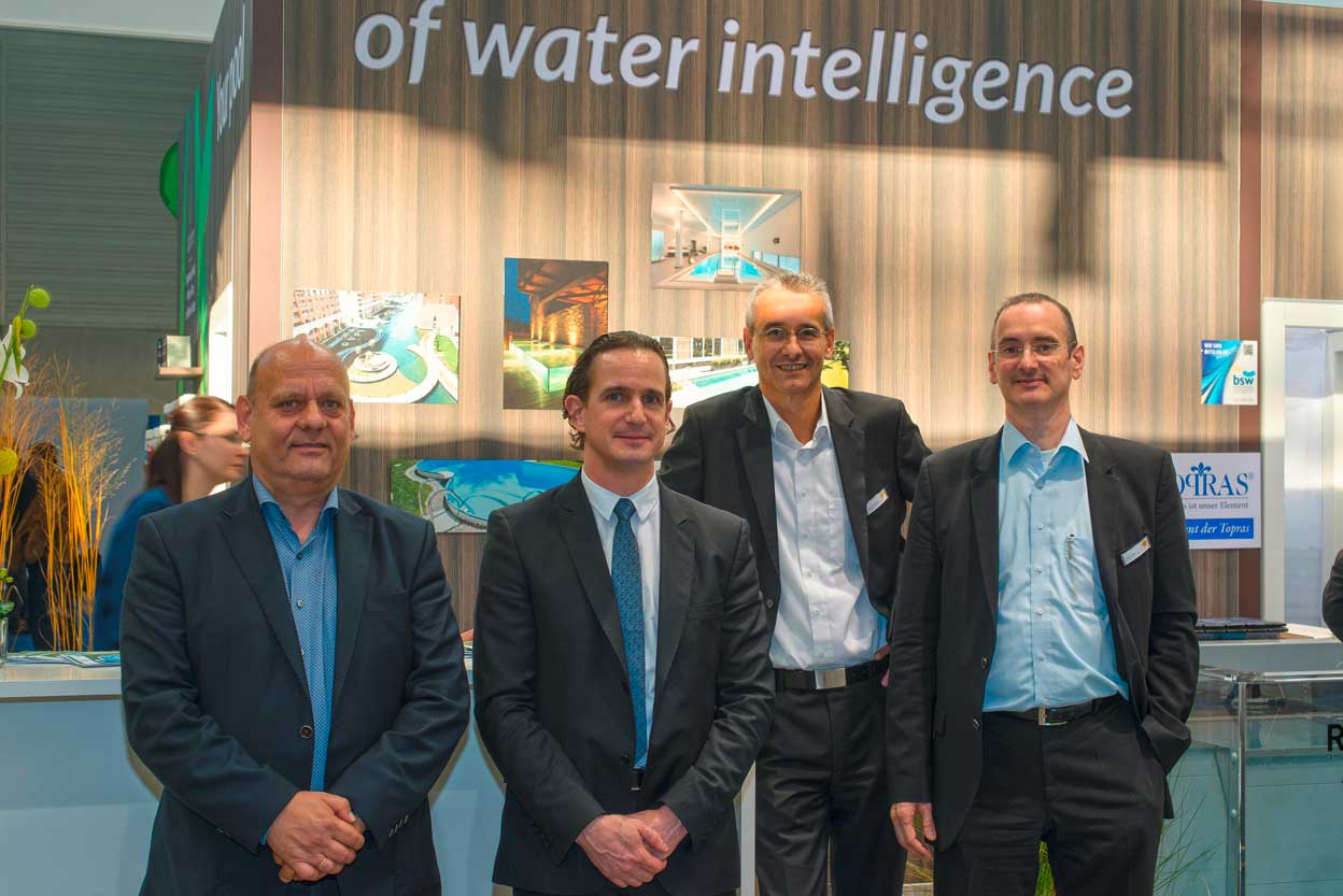 Von links nach rechts: Martin Meier: Balena / Cedrik Mayer-Klenk, Chemoform AG / Andreas Schmidt, dinotec GmbH / Ralph Ziegler dinotec GmbH 