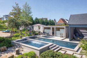 Zwei Pools, ein Ziel